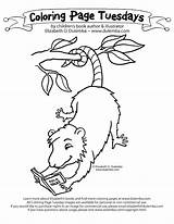 Coloring Possum Dirty Harry Dog Tuesday Pages Colouring Folk Dulemba Tale Lovin Getdrawings Book Printable Getcolorings Drawing Tales Popular sketch template