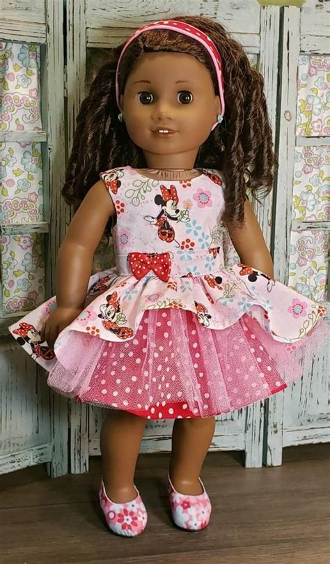 sweet minnie party dress etsy doll clothes american girl american