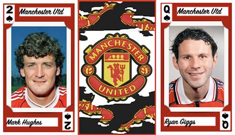football cartophilic info exchange ganemede manchester united playing cards