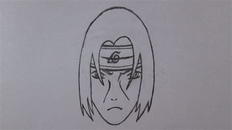 como desenhar o itachi uchiha de naruto youtube