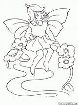 Colorare Fata Fairy Coloring Disegni Malvorlagen Colorkid Piccola Riposa Duendes Hadas Ruht Kleine Descansa Rests Elfen Feen Elves Fairies Elfi sketch template