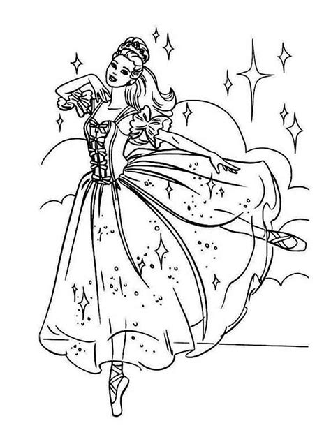 barbie ballerina coloring pages coloring pages