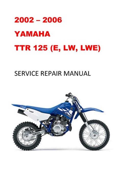 yamaha ttr repair service manual ecmanuals