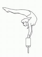Gymnastics Gymnastik Gymnastic Handstand Colornimbus sketch template