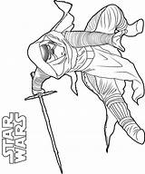 Ren Kylo Wars Star Coloring Pages Printable Categories Cartoon sketch template
