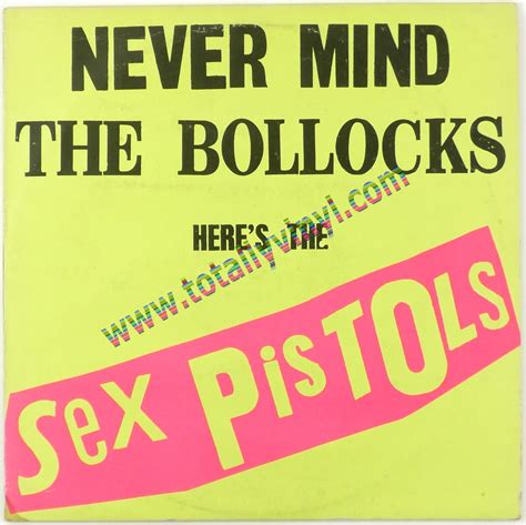 totally vinyl records sex pistols never mind the bollocks here s