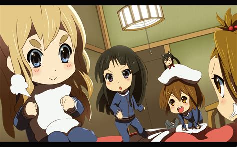 akiyama mio chibi hajime hirasawa yui k on kotobuki tsumugi nakano azusa tainaka ritsu