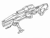 Sniper Rifle Drawing Gun Heavy Drawings Sketch Coloring Getdrawings sketch template