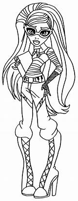 Ghoulia Yelps Colouring Coloriages sketch template