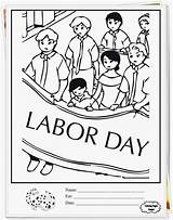 Coloring Labor Happy Pages sketch template