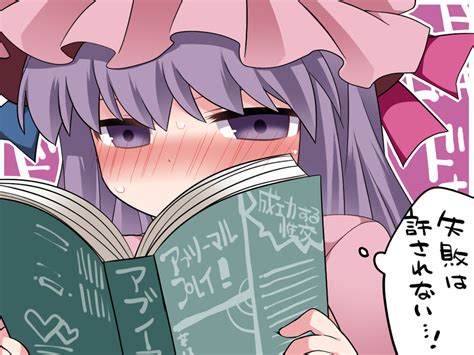 patchouli knowledge touhou drawn by hammer sunset beach