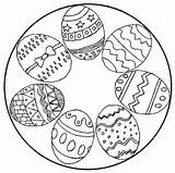 Mandala Easter Coloring Egg Pages Ausmalbilder Ostereier Printable Colouring Ostern Ausmalbild Eieren Crafts Kolorowanki Pasqua Da Mandalas Kostenlos Pasen Oggetti sketch template