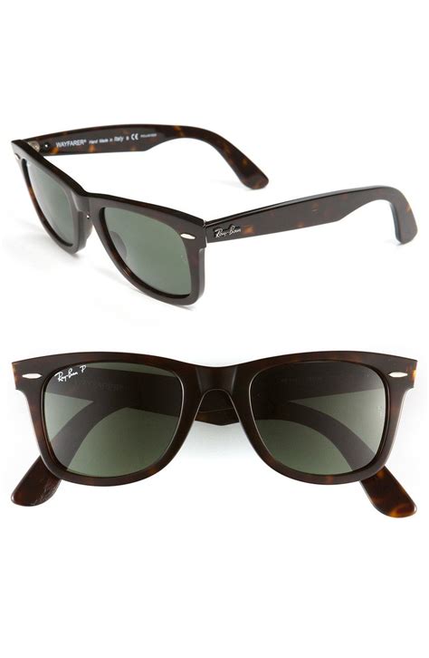 ray ban standard classic wayfarer mm polarized sunglasses nordstrom