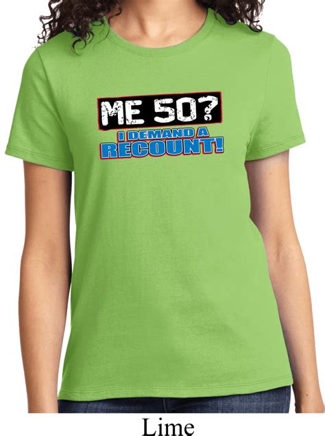 Ladies Funny Birthday Shirt Me 50 Tee T Shirt Me 50