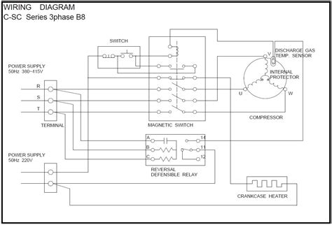 wiring diagram refrigerator compressor diamond orifice