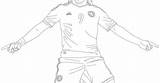 Falcao Coloring Radamel sketch template