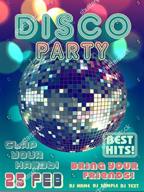 disco party invitation examples