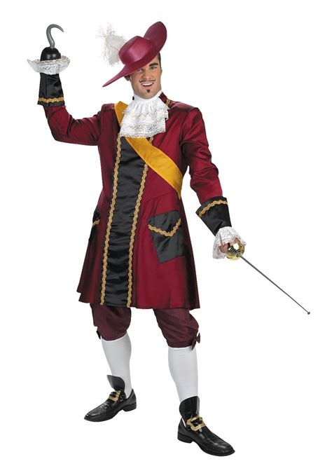 Captain Hook Costume Adult Prestige Captain Hook Pirate