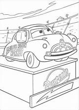 Cars Pixar Coloring Kids Fun sketch template