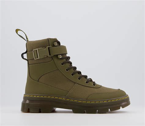 dr martens combs tech boots olive stiefel