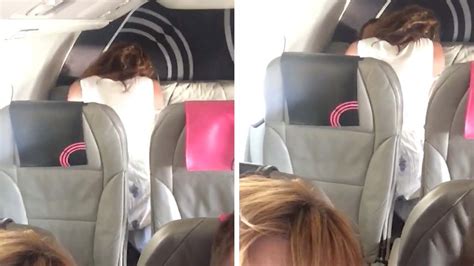 shocking footage shows couple appearing to join the mile high club on