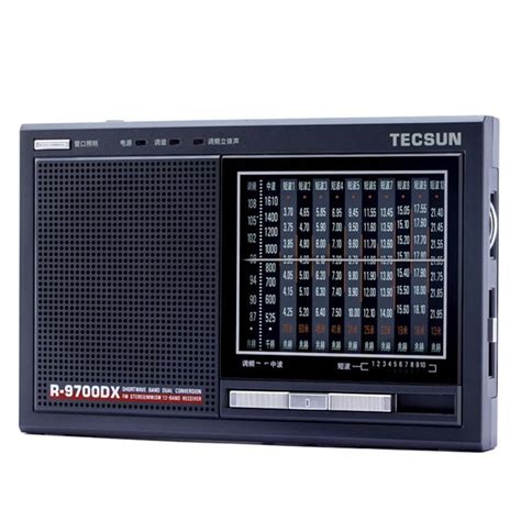 Tecsun R 9700dx Portable Radio Fm Stereo Mw Sw 1 10 Band Receiver Built