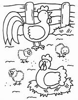Coloring Farm Animal Pages Kleurplaat Animals Preschool Kindergarten Boerderij Kleurplaten Kippen Preschoolactivities Crafts Juf Joyce Worksheets Colouring Kippenhok Tekeningen Dieren sketch template