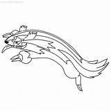 Pokemon Galarian Linoone Rillaboom Xcolorings sketch template