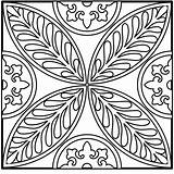 Coloring Mandala Pages Square Intricate Easy Color Simple Drawing Designs Shapes Printable Library Clipart Kids Shape Becuo Sanctuary Print Adults sketch template