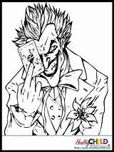 Joker Coloring Pages Batman Vs Printable Popular Getcolorings Color sketch template