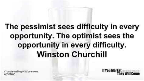 opportunity pessimist  optimist   market