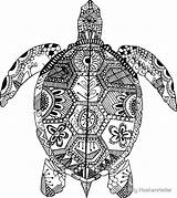 Zentangle Turtle Redbubble Coloring Pages Drawing Mandala Mandalas Sea Emily Drawings sketch template