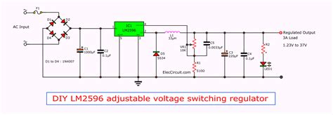 lm circuit voltage regulator  lm datasheet eleccircuitcom