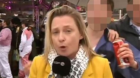 cologne sex attacks female journalist groped live on tv