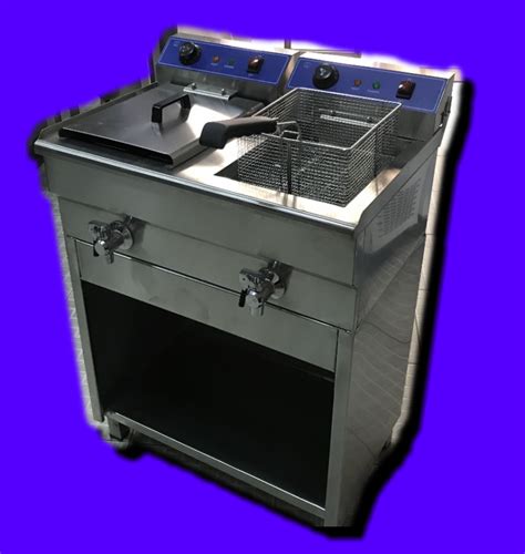 double basket fryer  stand stainless steel products limited