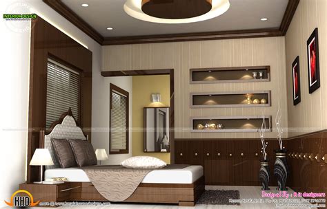 modular kitchen bedroom  staircase interior kerala home design  floor plans  houses