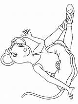 Angelina Coloring Pages Ballerina Printable sketch template