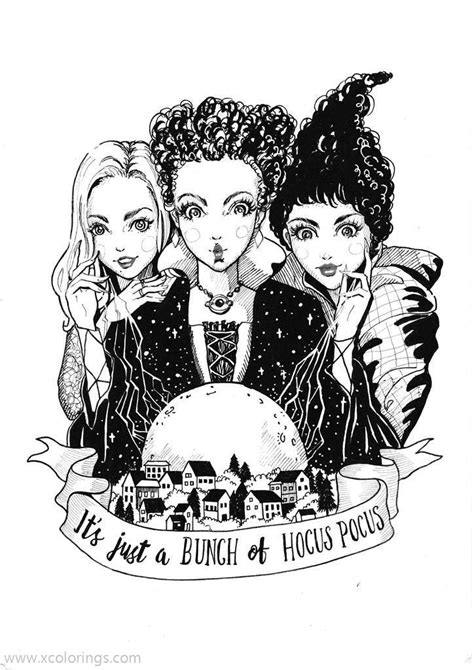 printable hocus pocus coloring pages   hands  amazing