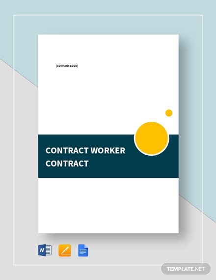 contract templates  word apple pages docs examples