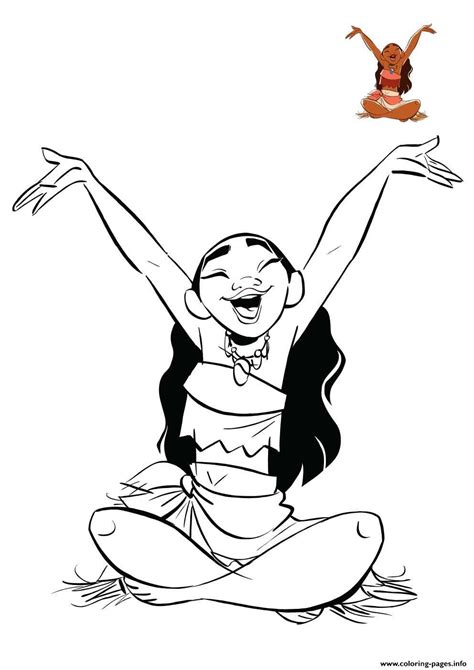 disney princess baby moana coloring pages pics colorist