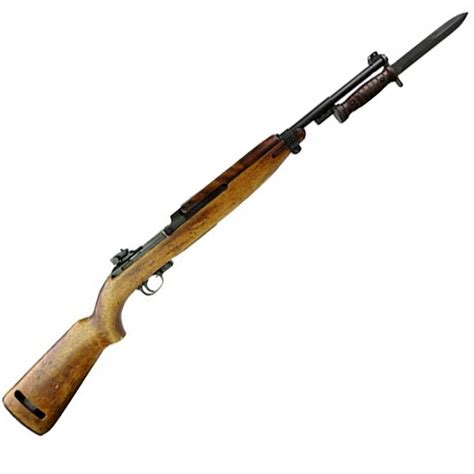 bullseye north surplus   carbine rifle wood stock bayonet  carbine  barrel