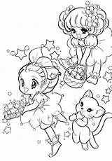 Coloriage 색칠 공부 공주 Nurie Shoujou 여자 캐릭터 자료 Coloriages Canary Saturated sketch template