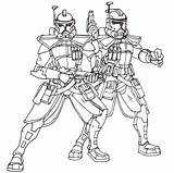 Commando Republic sketch template