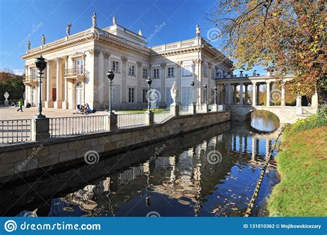 Palace On The Water In Lazienki Park Warsaw Poland