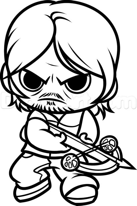 images  walking dead coloring book  pinterest daryl