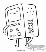 Time Adventure Coloring Pages Bmo sketch template