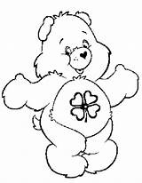 Coloring Pages Bear Good Luck Printable Care Choose Board sketch template