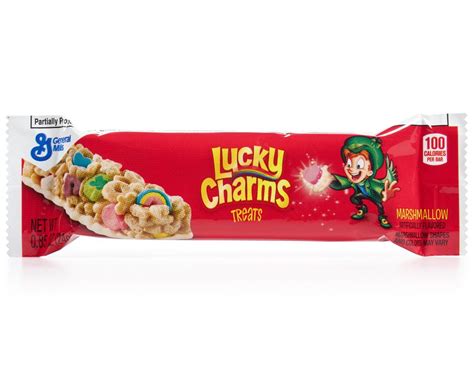 General Mills Lucky Charms Marshmallow Treats Cereal Bars 0 85oz 24g