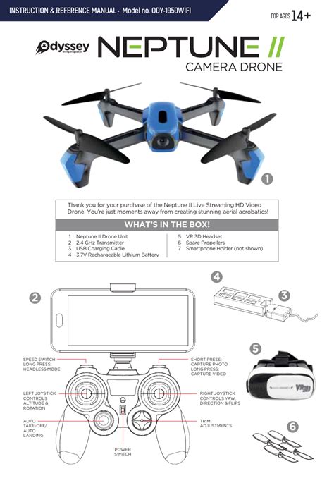 manual sharper image drone instructions
