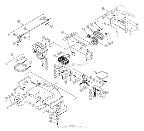 homelite cbpw pressure washer ut  parts diagram  frame assembly